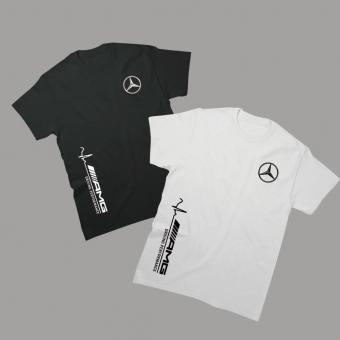 AMG純棉百搭T-shirt  白色