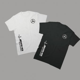 AMG純棉百搭T-shirt  黑色